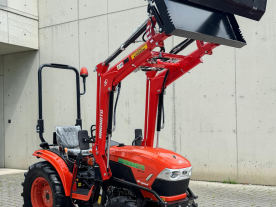 HINOMOTO HM-275, 25KM, 4x4, Manualna skrzynia, HOMOLOGACJA, Ładowacz czołowy 4w1