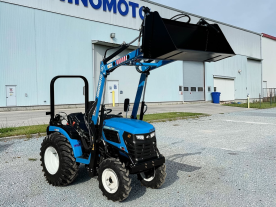 Hinomoto HM250, 25hp, 4x4, "Classic ", walek międzyosiowy, Ładowacz czołowy 4w1, fabrycznie NOWY traktorek, HOMOLOGACJA