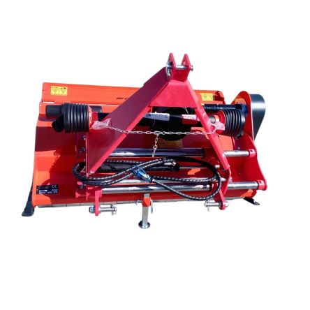 Kosiarka bijakowa, ciężka na młotki (820g) , MATENG EFH-125k, z klapą otwieraną , z przesuwem hydraulicznym