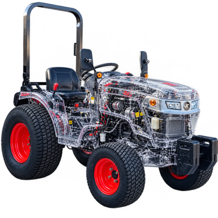 Kola trawiaste, TURF do Hinomoto HM3000