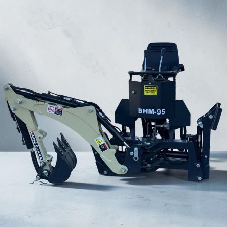 Przystawka kopiąca do ciągników, koparka mini traktorów Pol-Tech BHM-95