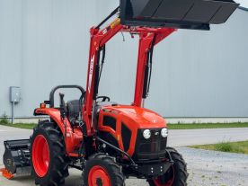 HINOMOTO HM5025 , 50koni, 4x4, wspomaganie, Rewers, Manualna skrzynia, Ładowacz czołowy 4w1