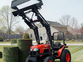 HINOMOTO HM-4025m , 40koni, 4x4, Wspomaganie, Manualna skrzynia, Trawiaste opony TURF,Tur 4w1